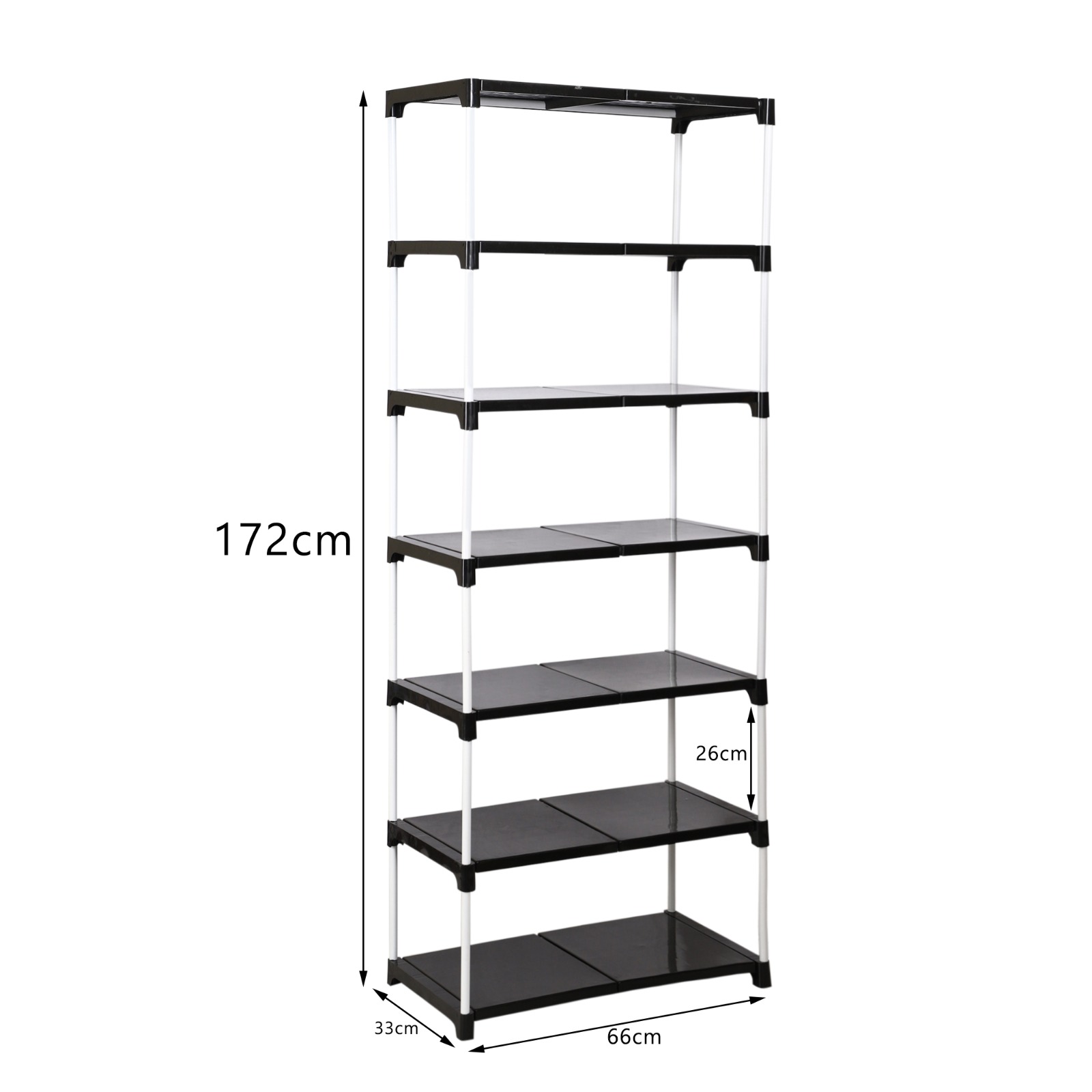 6-Tier Adjustable Multipurpose Shoe Storage Rack